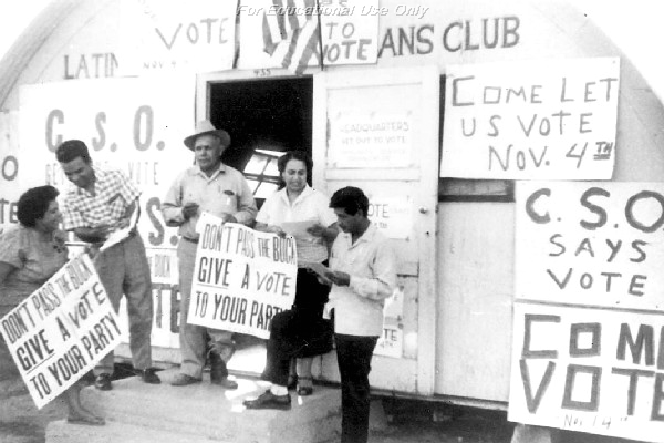 Cesar Chavez and his siblings in front of the family car
Photo Credit: Cesar E. Chavez Foundation