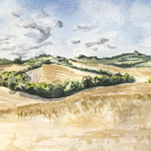 illustration of foothills