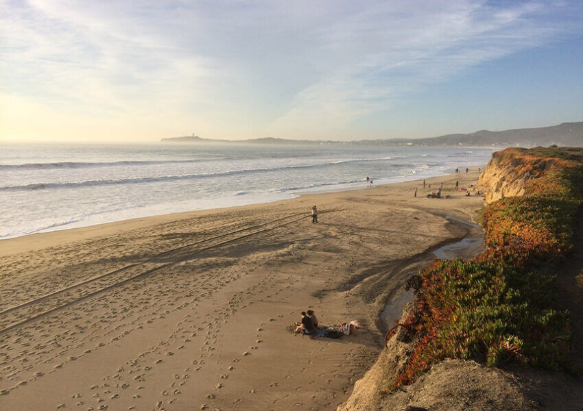 Poplar Beach in Half Moon Bay