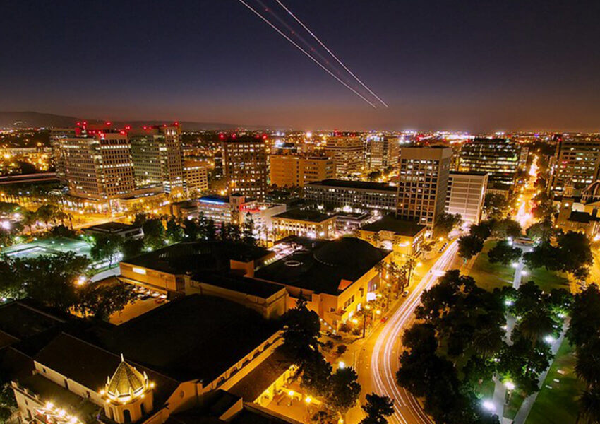 San Jose nighttime view