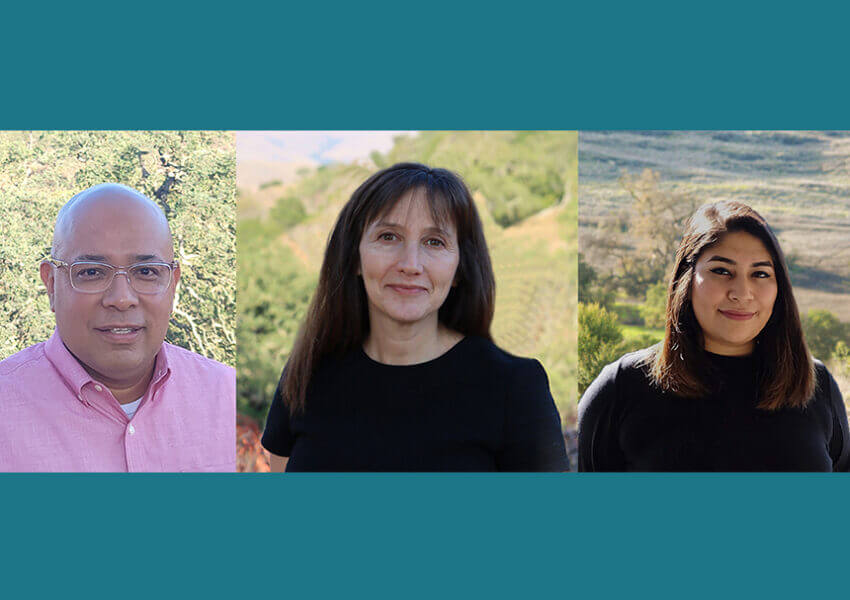 Juan, Jenny, and Leslie headshots