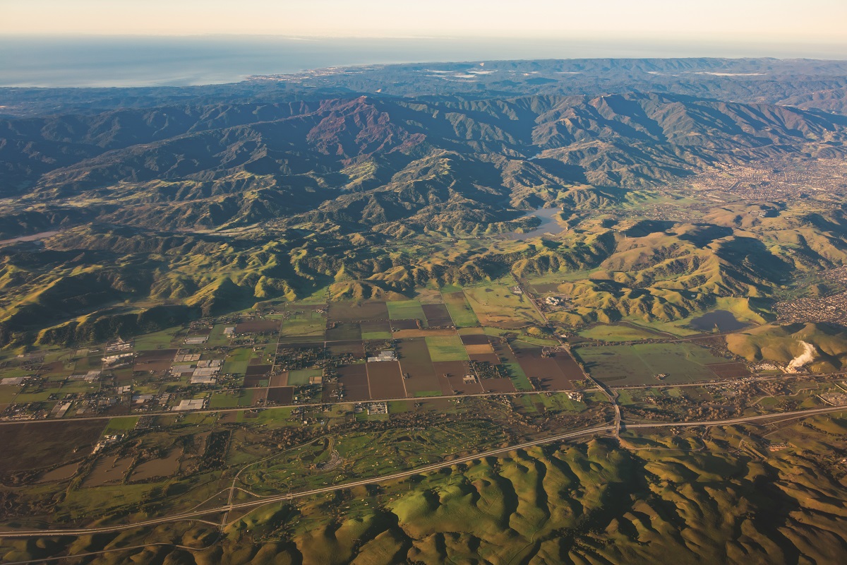 Coyote Valley - aerial view