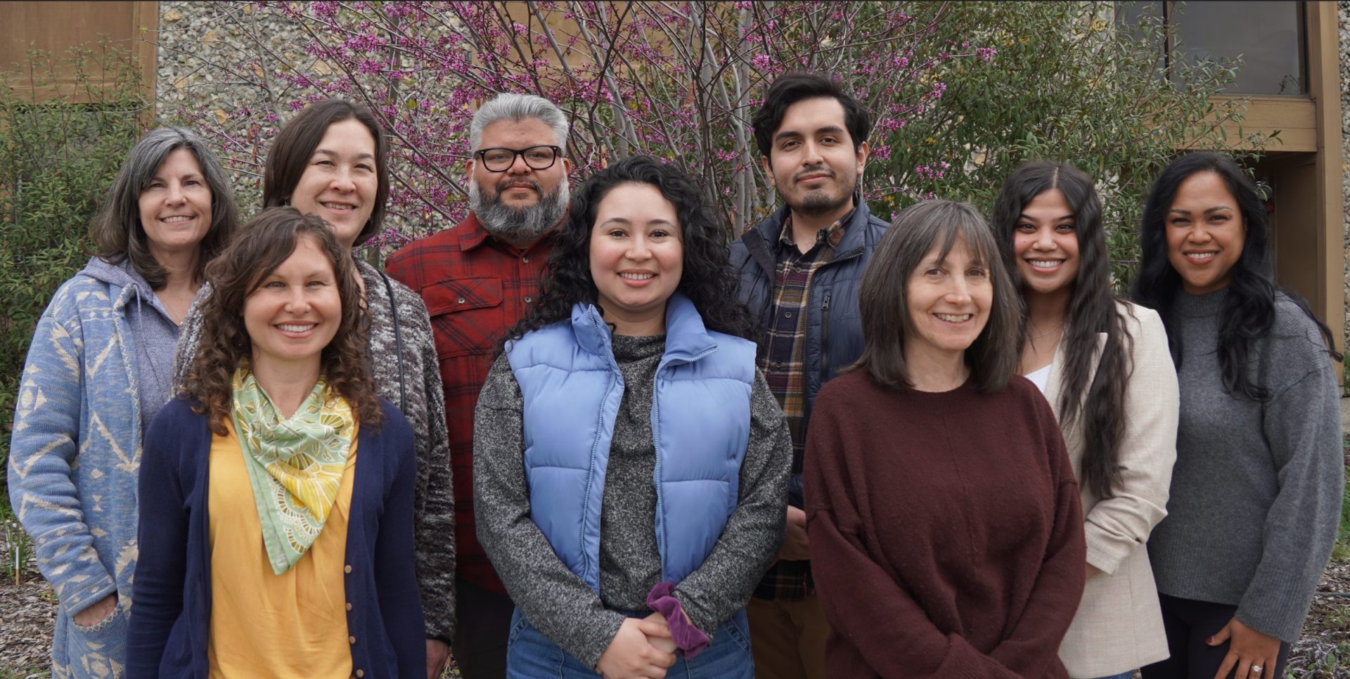 Green Foothills staff standing outside the Green Foothills office