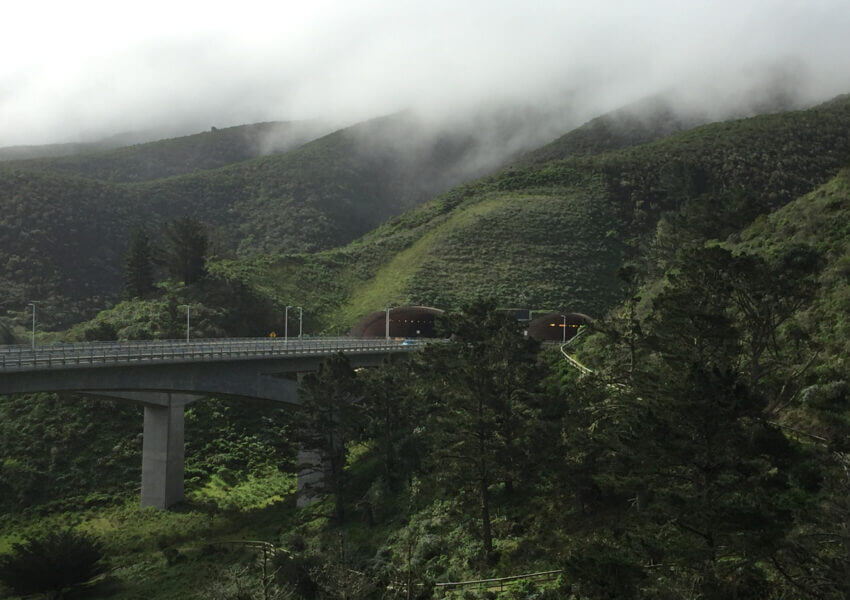 Devil's Slide tunnel